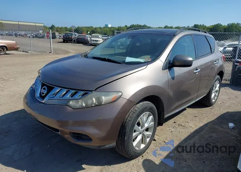 2011 Nissan Murano Sl z USA, uszkodzony, nr VIN JN8AZ1MW9BW168044